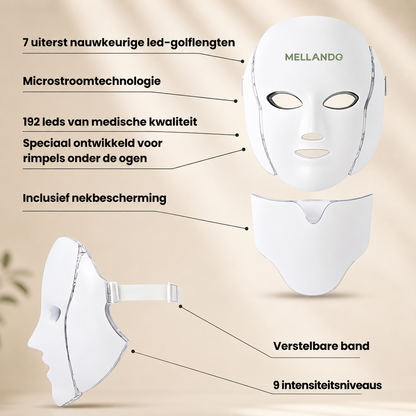 Mellando GlowMask l Lichttherapiemasker