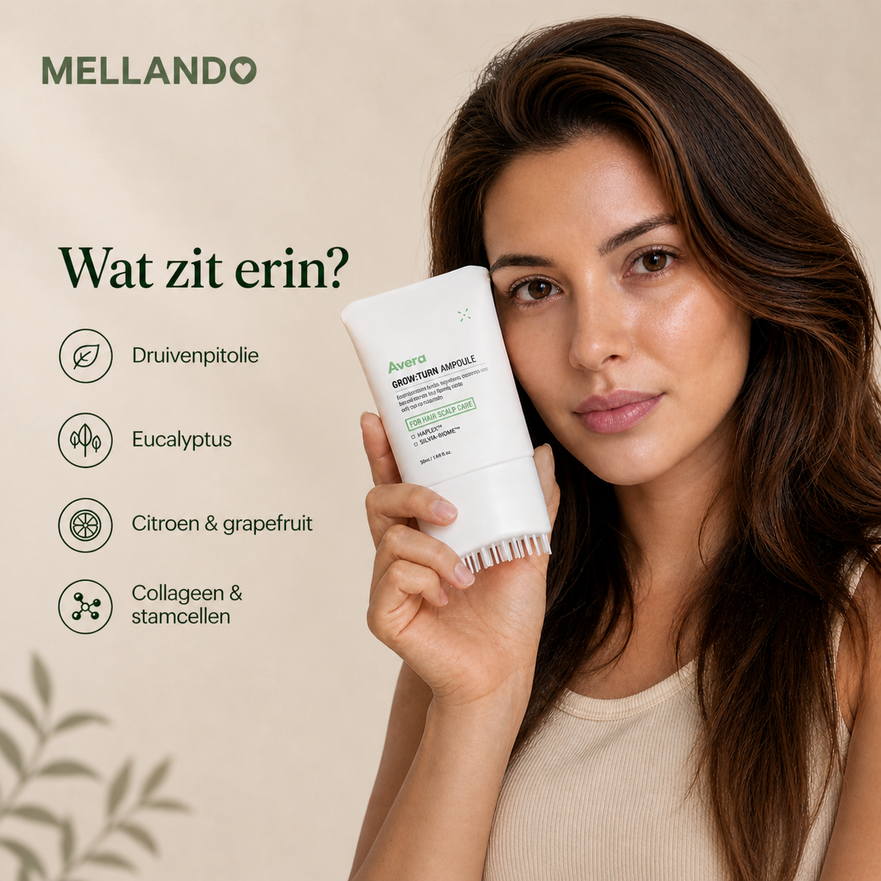 Mellando RootRevive | Een serum met ingebouwde haarborstel